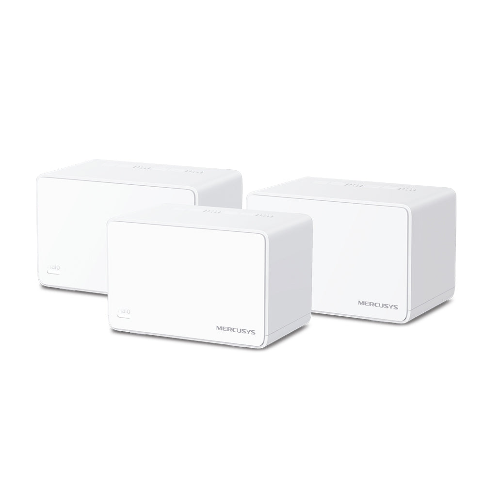 MERCUSYS Halo H80X AX3000 3000 Mbps Whole Home Mesh WiFi 6 System | 3× Gigabit ports | MU-MIMO OFDMA | Seamless Roaming MERCUSYS Halo H80X AX3000 3000 Mbps Whole Home Mesh WiFi 6 System | 3× Gigabit ports | MU-MIMO OFDMA | Seamless Roaming